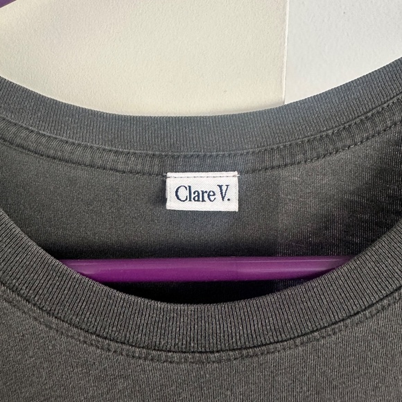 ClareV Paris LA Oversized Tee - Picture 4 of 6